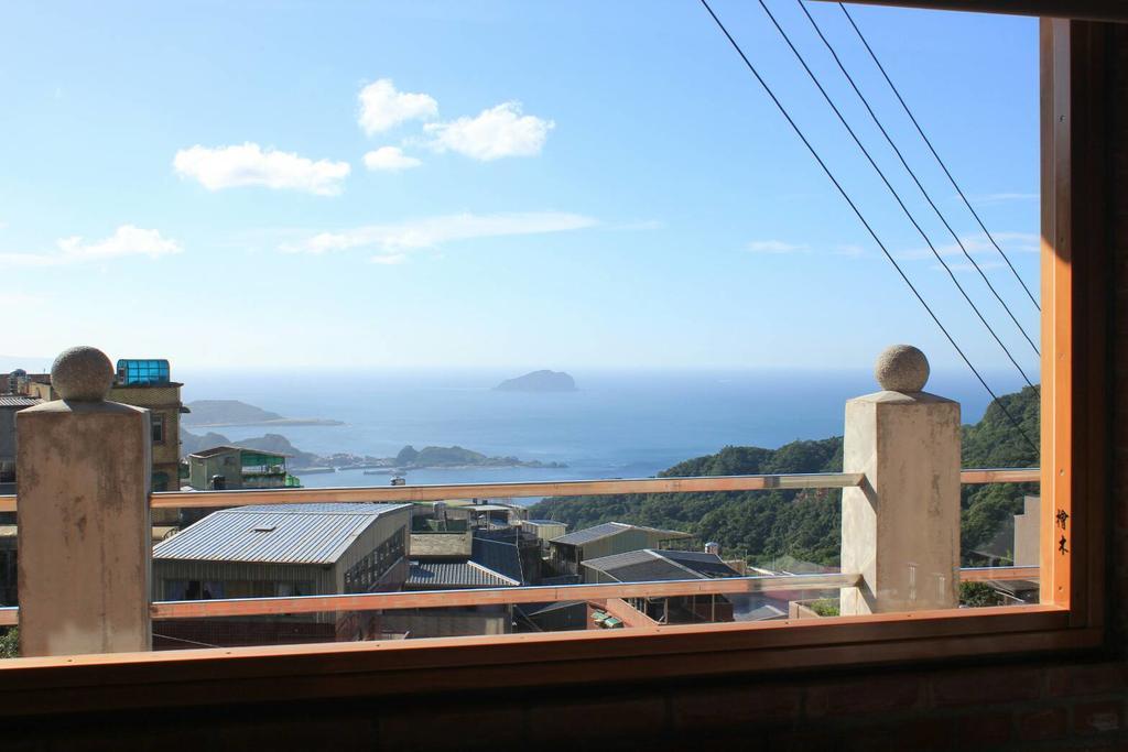 九份山海灣民宿 I 近老街 L 海景檜木房 Exterior photo